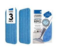 Addis Replacement Heads Pads, Blue, Spray Mop Refill Pack of 3, 41 x 14cm