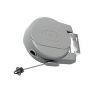 Addis Retractable Outdoor Space-saving Laundry Clothes Washing Line, up to 15 m Single Line, Grey