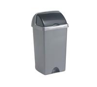 Addis Roll Top Bin 50 Litre Metallic