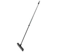 Addis Rubber Broom In Metallic Grey - Perfect For Sweeping Carpets