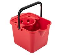 Addis Ruby Red Mop Pail And Wringer 12L Capacity