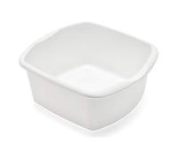 Addis Small Rectangular Washing Up Bowl 8L - White - 518084 - Perfect For Kitchen Cleaning
