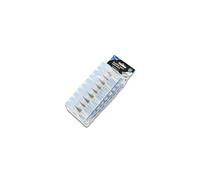 Addis Soft Clip Plastic Large Clothes Washing Line Pegs, Pack of 20, Blue Clear