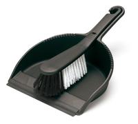 Addis Soft Dustpan & Brush Black