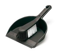 Addis Soft Dustpan & Brush Black