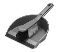Addis Dustpan and Soft Brush Set Metallic