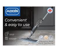 Addis Spray Mop 2 in 1 With Microfibre Flat Mop 40 x 12 x 128 cm