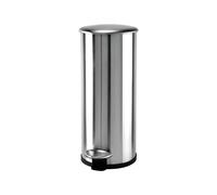 Addis Stainless Steel Soft Bathroom Waste Trash Close Pedal Bin 30 Litre 518017