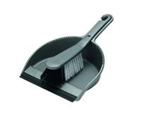 Addis Stiff Dustpan & Brush Metallic One Colour (One Size)
