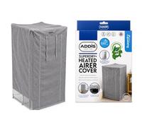 Addis Superdry Plus Heated Airer Cover - Traps Heat for Faster Drying | FITS 3-TIER TOWER AIRERS: Traps warmth for faster drying, with double-zip roll-up front for easy loading and access