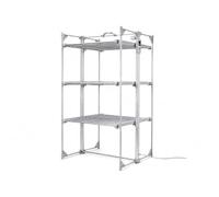 Addis Superdry Plus Heated Clothes Airer Only, 21m 3 Tier Tower with Timer | NO COVER INCLUDED: 21m heated 3 tier tower with digital timer & 300W power; folds flat for easy storage. Max load 15kg