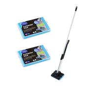 Addis Superdry Sponge Floor Mop with built in self wringing handle 2 Spare
