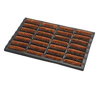 Addis Terrington Door Mat Heavy Duty Rubber Tuff 100% Natural Coir Bristle-60 x 40 cm, Coir & PVC, 60_x_40_cm, 517492