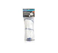 Addis Twist Mop In White And Metallic Silver