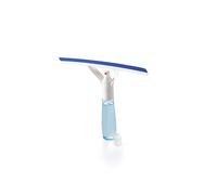 Addis Window, Glass Squeegee With Built In Spray System And Bottle, White Blue