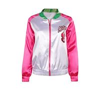 Addison Costume from Zombies Adult Addison Cheerleader Costume Cosplay Jacket Pink Halloween Cosplay Coat, Pink, S