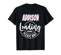 Addison Custom Personalized Baby Loading Shirt Shower T-Shirt