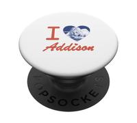 Addison Rae I Heart Graphic PopSockets Adhesive PopGrip
