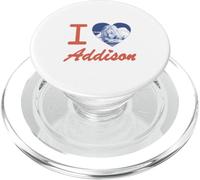 Addison Rae I Heart Graphic PopSockets PopGrip for MagSafe