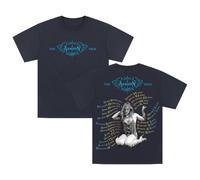 Addison Rae T-Shirt 2025 The Addison Tour Merch Crewneck Short Sleeve Cotton Tee Men Women Streetwear Tops (Navy,XS)