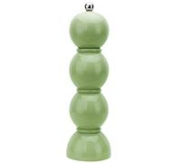 Addison Ross Bobbin Salt or Pepper Mill - Easy Twist Ceramic Grinder - Sustainable Rubber Wood - Modern Design - Ideal Wedding Gifts or Housewarming Gift - Kitchen Accessories - Sage - 24cm