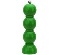 Addison Ross Bobbin Salt or Pepper Mill - Easy Twist Ceramic Grinder - Sustainable Rubber Wood - Modern Design - Ideal Wedding Gifts or Housewarming Gift - Kitchen Accessories - Leaf - 24cm
