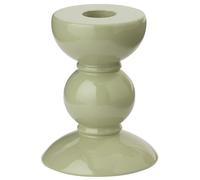 Addison Ross Lacquered Candlestick Holder - High Gloss Finish - Elegant Room Decor - Perfect for LED Candles for Living Room - Perfect for Home Decoration (Sage, 10cm)