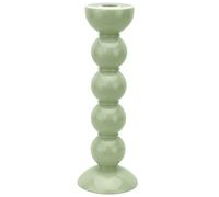 Addison Ross Lacquered Candlestick Holder - High Gloss Finish - Elegant Room Decor - Perfect for LED Candles for Living Room - Perfect for Home Decoration (Sage, 24cm)