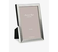 Addison Ross London Addison Ross London Grooved Silver-Plated Photo Frame 5” x 7” Silver