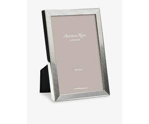 Addison Ross London Addison Ross London Grooved Silver-Plated Photo Frame 5” x 7” Silver
