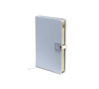 Addison Ross Notebook Hardback - Lined Notebook with Faux Leather Cover & Gold Edges - Magnetic Clasp Closure - Elegant Gift Ideas for Mum, Writers & Professionals (Blue & Gold, A6)