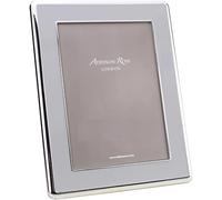 Addison Ross Photo Frame 5x5cm - Portrait or Landscape Display - Ideal Picture Frames for Gifting - Gift for Weddings, Birthday, Anniversary - Modern Design - Silver & Chiffon - 30mm
