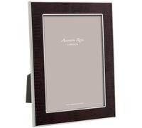 Addison Ross Photo Frame 5x7cm - Portrait or Landscape Display - Ideal Picture Frames for Gifting - Gift for Weddings, Birthday, Anniversary - Modern Design - Faux Shagreen Coffee Snake - 24mm