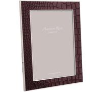 Addison Ross Photo Frame 5x7cm - Portrait or Landscape Display - Ideal Picture Frames for Gifting - Gift for Weddings, Birthday, Anniversary - Modern Design - Faux Chocolate Croc - 24mm