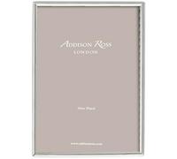 Addison Ross Photo Frame 8x10cm - Portrait or Landscape Display - Ideal Picture Frames for Gifting - Gift for Weddings, Birthday, Anniversary - Modern Design - Fine Silver - 5mm