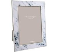 Addison Ross Photo Frame 8x10cm - Portrait or Landscape Display - Ideal Picture Frames for Gifting - Gift for Weddings, Birthday, Anniversary - Modern Design - Faux White Marble - 24mm