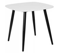 Addison White 4 Seater Square Dining Table