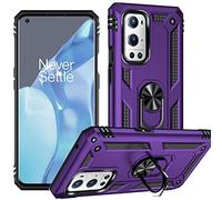 ADDIT for OnePlus 9 Pro Case OnePlus 9 Pro 5G Case,Military-Grade Protective OnePlus 9 Pro Cases Cover with Ring Car Mount Kickstand for OnePlus 9 Pro 5G(6.7 Inch) - Purple