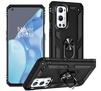 ADDIT OnePlus 9 Pro Case, Phone Case for OnePlus 9 Pro Case,with Kickstand Ring,Adjustable Stand,Military Grade,Heavy Duty Protection,Shockproof,Anti-Fingerprint,Support Magnet Car Mount,Black