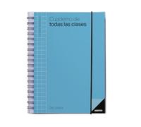 ADDITIO - All Classes Day Page Notebook for Teachers | Daily Planning with Month Organization | Continuous Assessment | Size 17 x 24 cm | Spanish | Blue