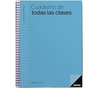 ADDITIO - Notebook of all classes week view for teachers | Continuous evaluation | Weekly course schedule | Size 22.5 x 31 cm | Spanish | Blue