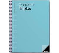 ADDITIO - Triplex Notebook for Teachers | Monthly and Weekly Planning | Assessment | Tutoring | Meetings | Ecological Paper | Size 22.5 x 31 cm | Catalan | Blue