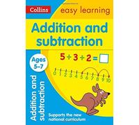 Collins Easy Learning – Addition and Subtraction Ages 5-7 – New Edition – Paperback (2015)