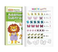 Addition and Subtraction Exercise Book - 64 Pages with Interactive Learning Fun | Educational Games for Nursery | for Home, Classroom & on the Go
