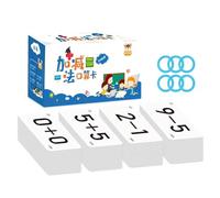 Addition and Subtraction Flash Cards Thickened cardboard,waterproof,270 Chinese Characters Flashcards for Classroom Teachers