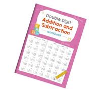Addition and Subtraction Operations Exercise Book 21 Sheets Mathematics Operations Workbook for Students Preschoolers Homeschool Math Tools