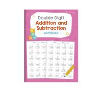 Addition and Subtraction Operations Workbook Colorful Mathematics Operations Exercise Book 21 Sheets for Preschool Homeschool Math Tools