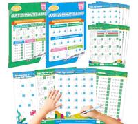 Addition and Subtraction Workbook 1st Grade Workbooks Math Worksheets Single&Double Digit Math Practice for Kindergarten Home School, Total 112 Pages Front and Back, 10 Question Types for Ages 4-7