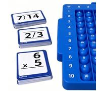 Addition Flash Cards - Portable Learning Toy | Multiplication Table Set | Math Facts Subtraction Division Kit | Educational Study Aid for Home School and Tutoring