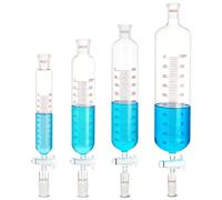 Addition Funnel with PTFE Stopcock Valve Borosilicate Glass Heavy Wall Separating Funnel 24/29 Joint (500ml)